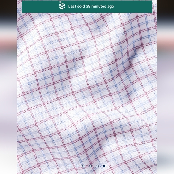 Charles Tyrwhitt Non-Iron Royal Oxford Windowpane Check Classic Fit Shirt - 17 - Picture 10 of 10